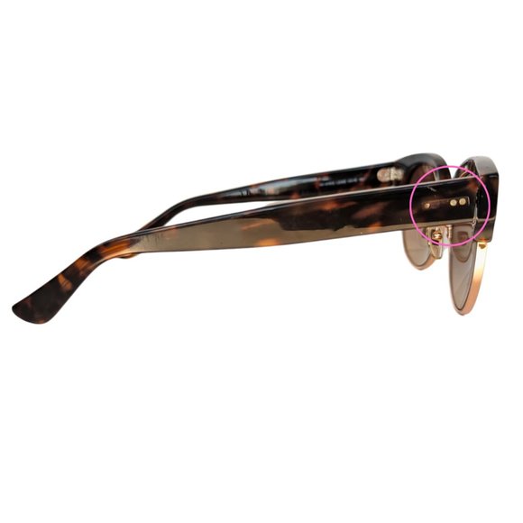 Gucci Round Havana Brown Tortoise shell Sunglasses & Case 4278/S LZUD8 5… - Picture 11 of 15